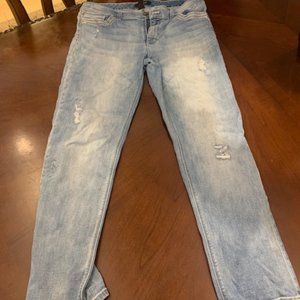 White House Black Market , Straight Leg Crop Jeans , Size 12